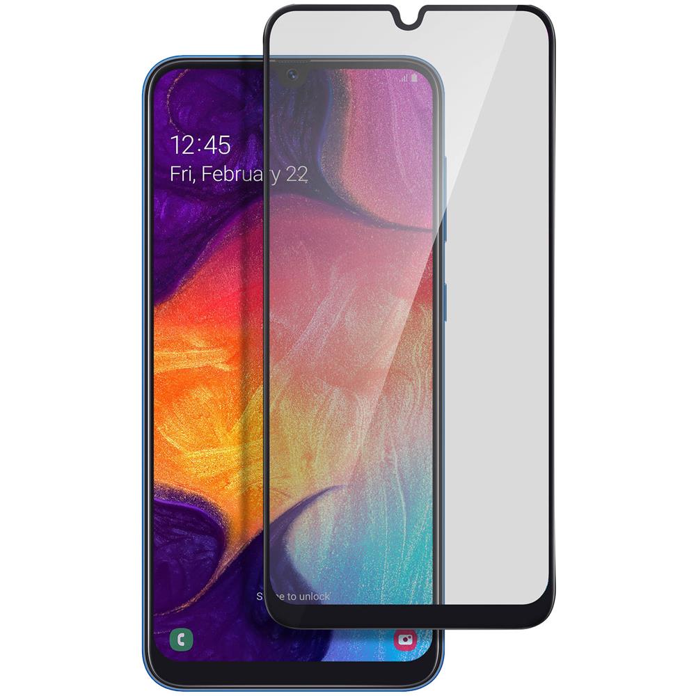 Pellicola Galaxy A50 Vetro Temperato Schermo Antishock 9h Nero - Foto 5