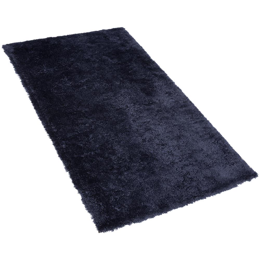 Tappeto Shaggy Blu Scuro 80 X 150 Cm Evren - Foto 1