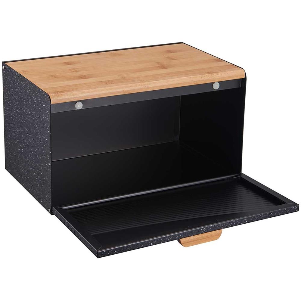 Kb-7464 Portapane In Acciaio E Legno Dal Design Moderno - Foto 2