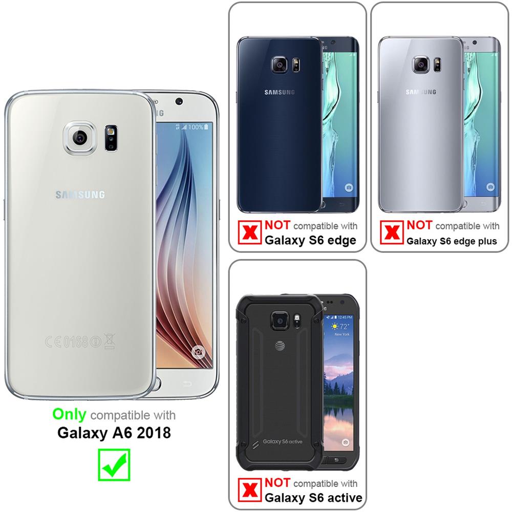 Custodia Compatibile Con Samsung Galaxy S6 In Candy Rosso - Coperchio Protettivo In Silicone Tpu Flessibile - Foto 2