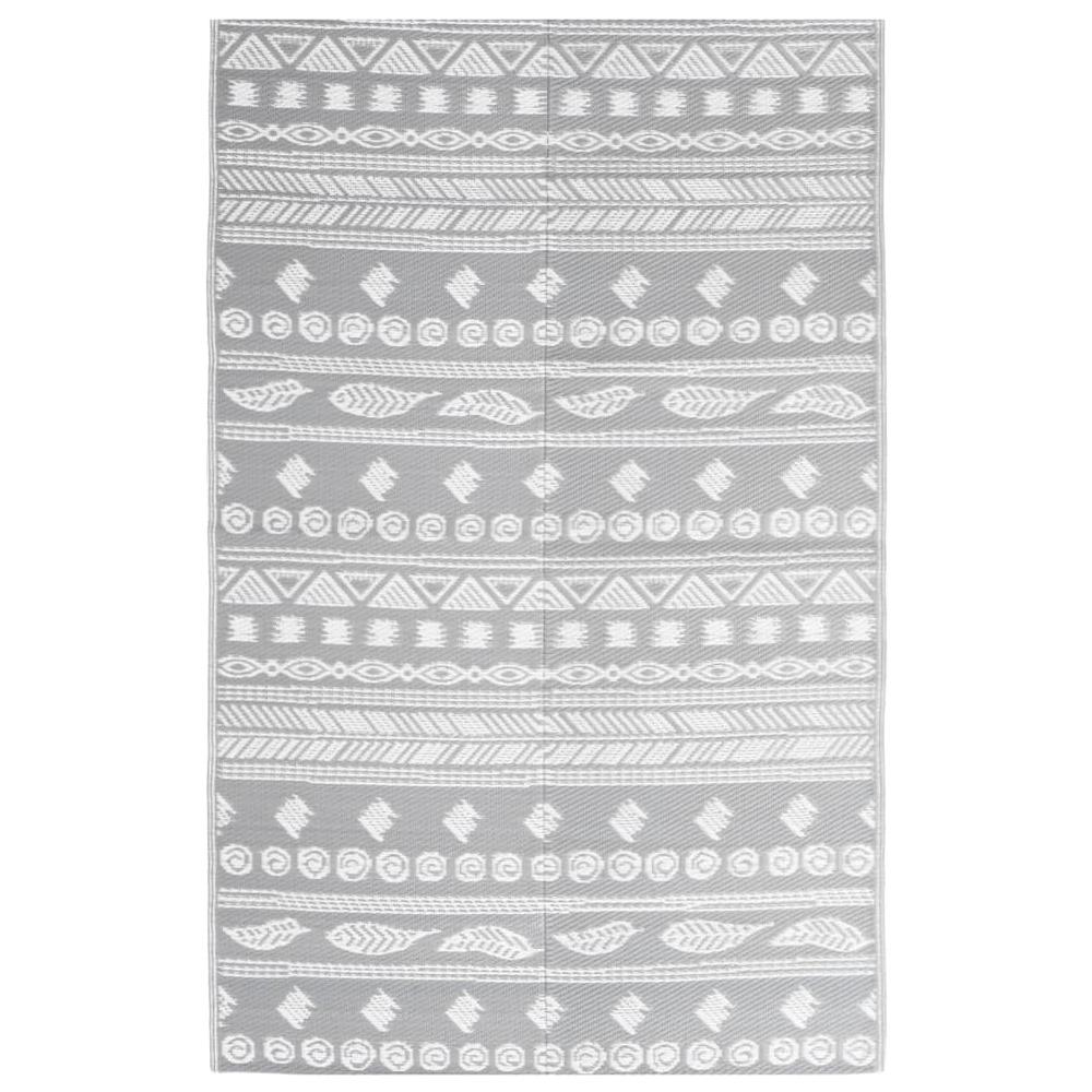 Tappeto Da Esterno Grigio 160x230 Cm In Pp - Foto 2