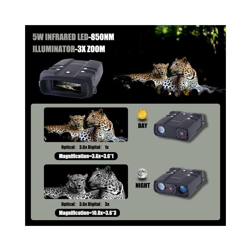 Binocolo Per Visione Notturna, Hd, 1080p, Infrarosso - Foto 2