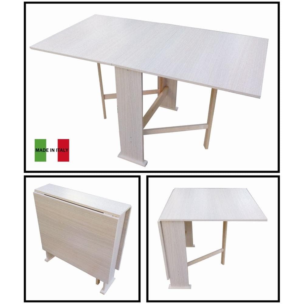 Tavolo Susanna Pieghevole Rovere 75x145 Cm - Foto 1