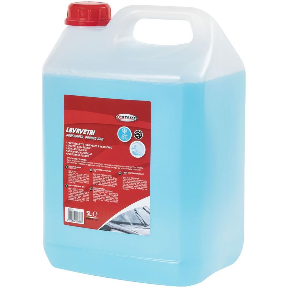 Lavavetri Profumato Ocean - Capienza 5 Litri - Per Vaschette Tergivetro E Tergifaro - Effetto Sgrassante - Foto 3