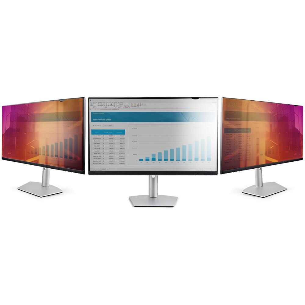 Filtro Privacy Oro per Monitor 23,8" 16:9, schermo privacy reversibile, Privacy Screen Protector per PC, protezione /schermo rimovibile, + /- 30 gradi - Foto 2