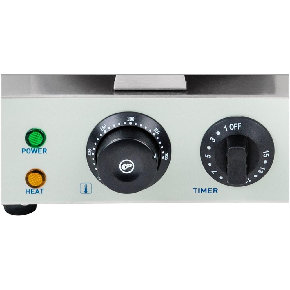 Piastra Per Waffel - 1 X 1.300 Watt - Rotonda - Foto 3