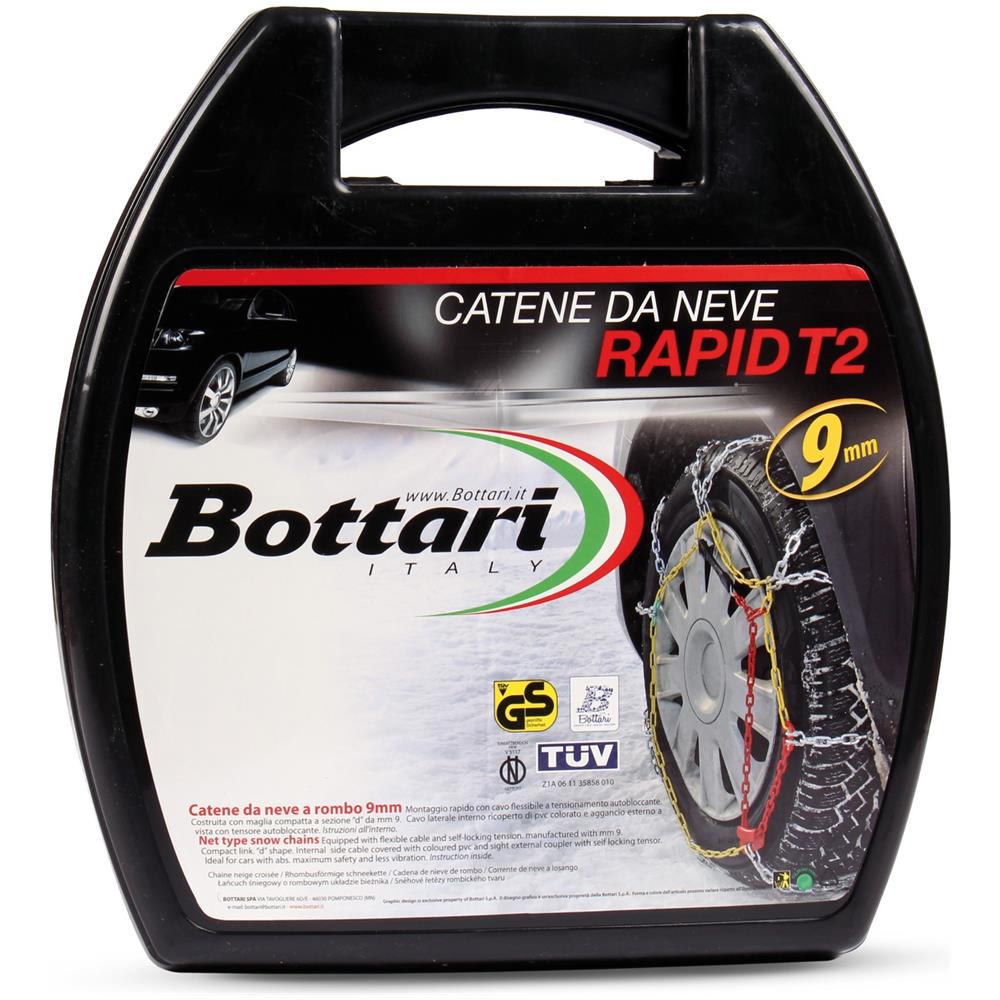 Catene da neve 9 mm omologate auto pneumatici con cerchio 13/14/15/16/17 - Foto 2