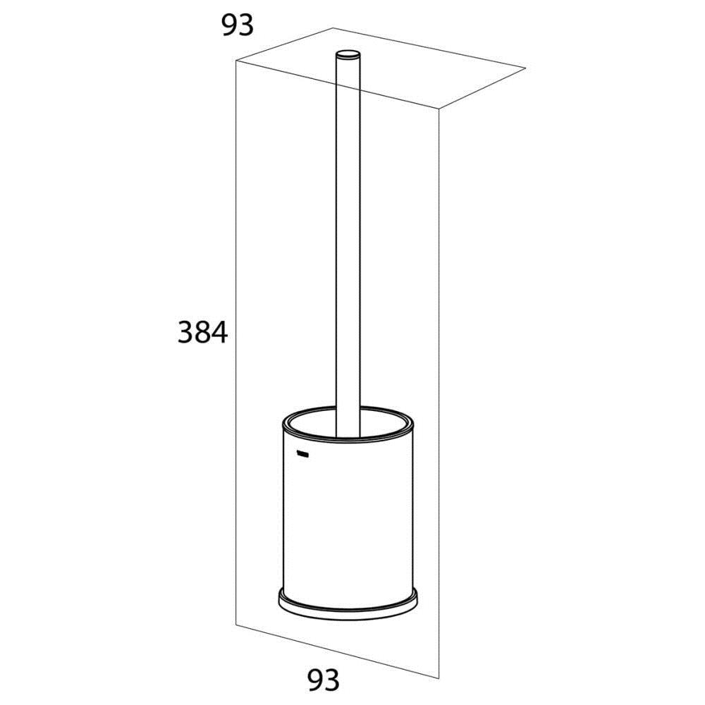 Scopino E Porta Scopino Colar Cromato 1314930346 - Foto 5