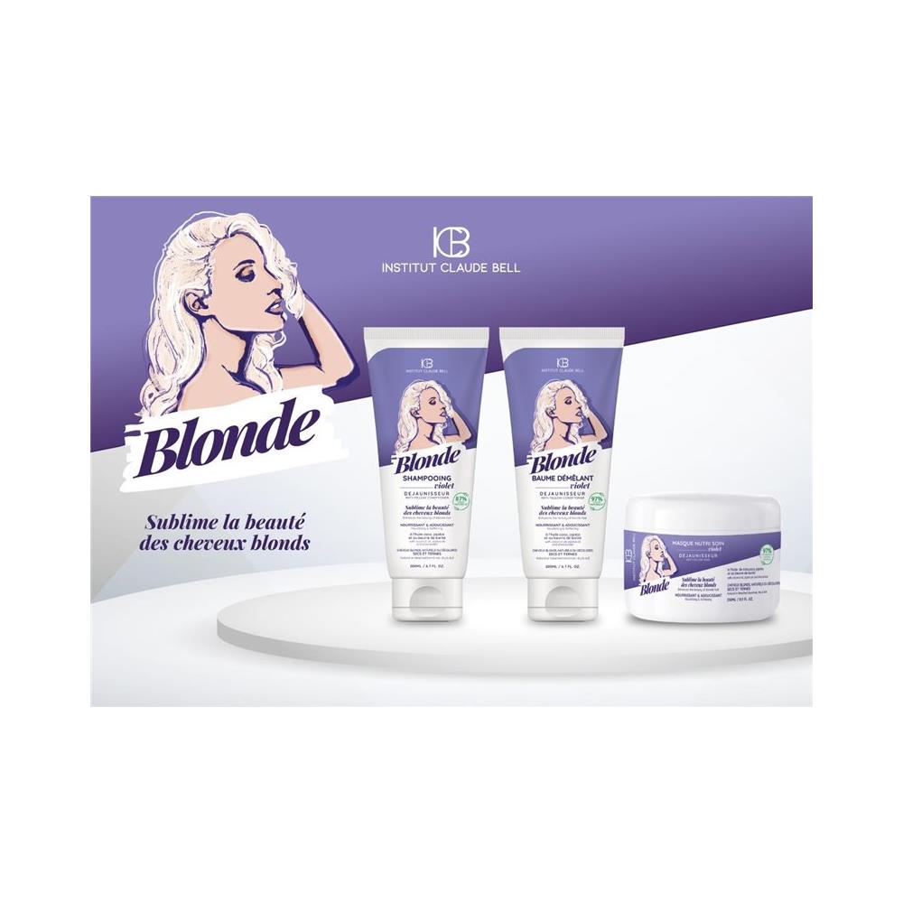 Biondo Maschera Nutriente Nutriente E Ammorbidente Violetta Antigiallo - Foto 3