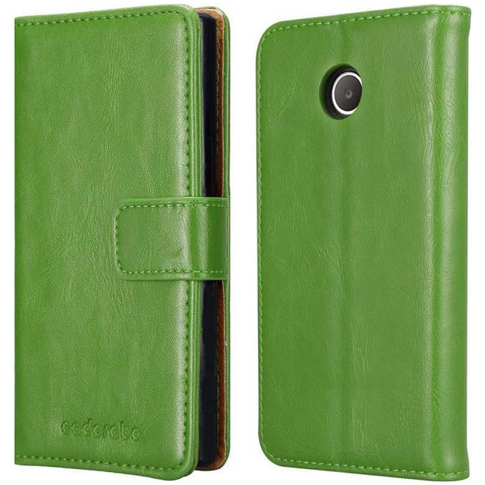 Custodia Compatibile Con Huawei Y330 In Verde Erbe - Coperchio Protettiva Con Chiusura Magnetica, Funzione Stand E Tasca Per Le Carte - Foto 8