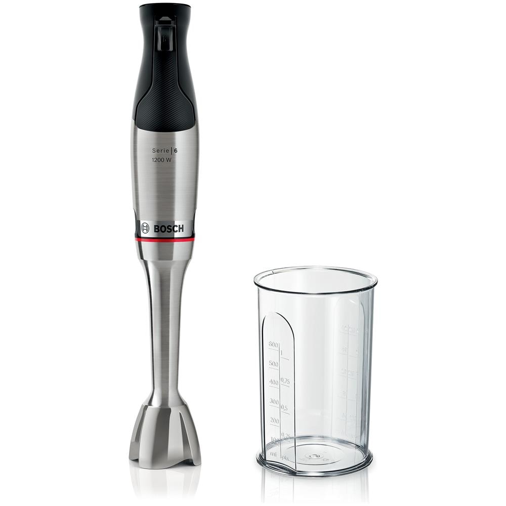 Frullatore ad Immersione Serie 6 MSM6M810 con Recipiente da 0.6 L Potenza 1200 Watt Colore Inox - Foto 1