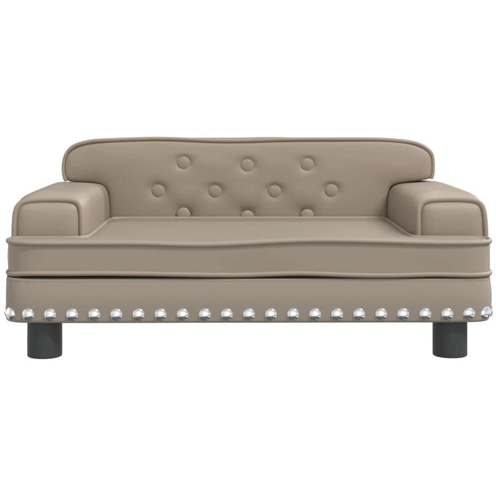 Divano Per Bambini Cappuccino 70x45x30 Cm In Similpelle - Foto 2