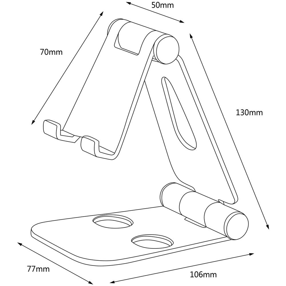 MS2PXL-096 supporto per personal communication Supporto passivo Tablet /UMPC Nero - Foto 6