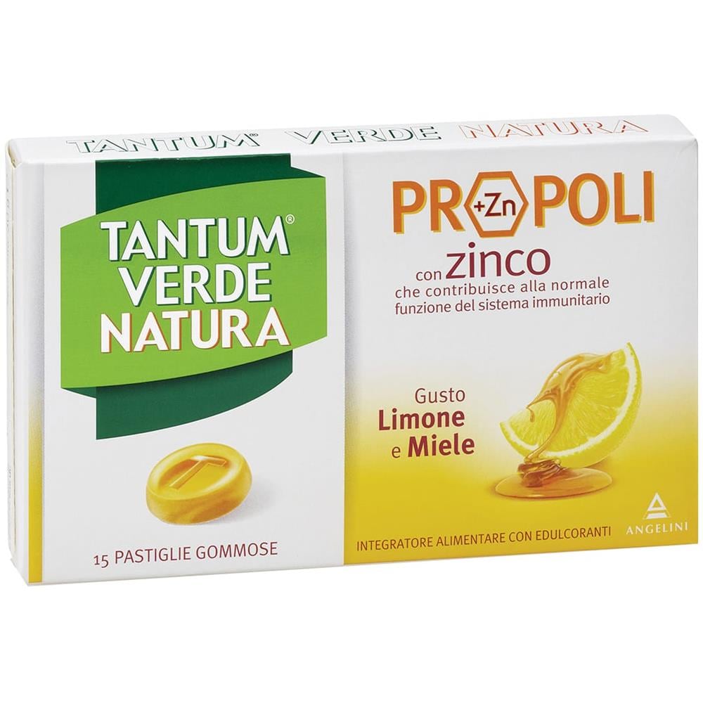 Tantum Verde Natura 15 Pastiglie Gommose Limone & Miele - Foto 1