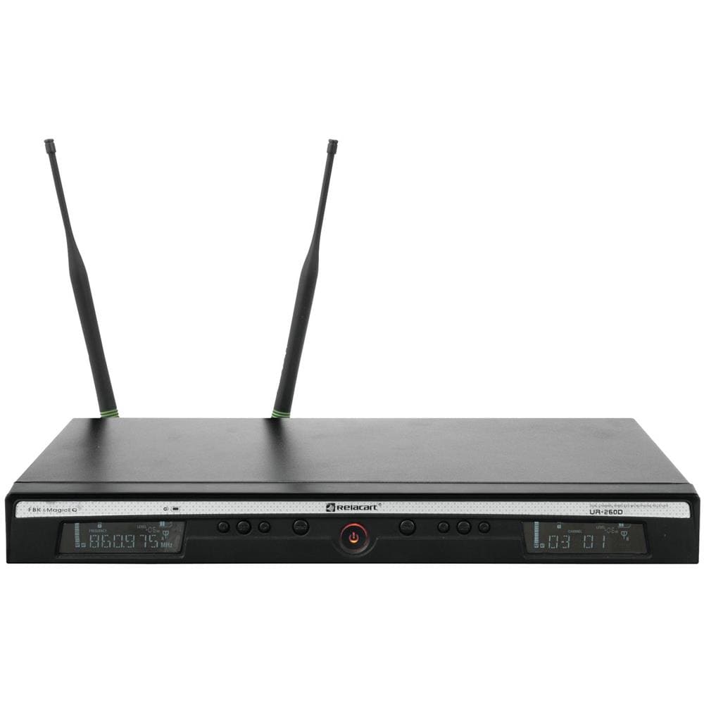 Radiomicrofono Ricevitore Wireless True Diversity Con Ds Uhf A 2 Canali Ur-260d - Foto 2