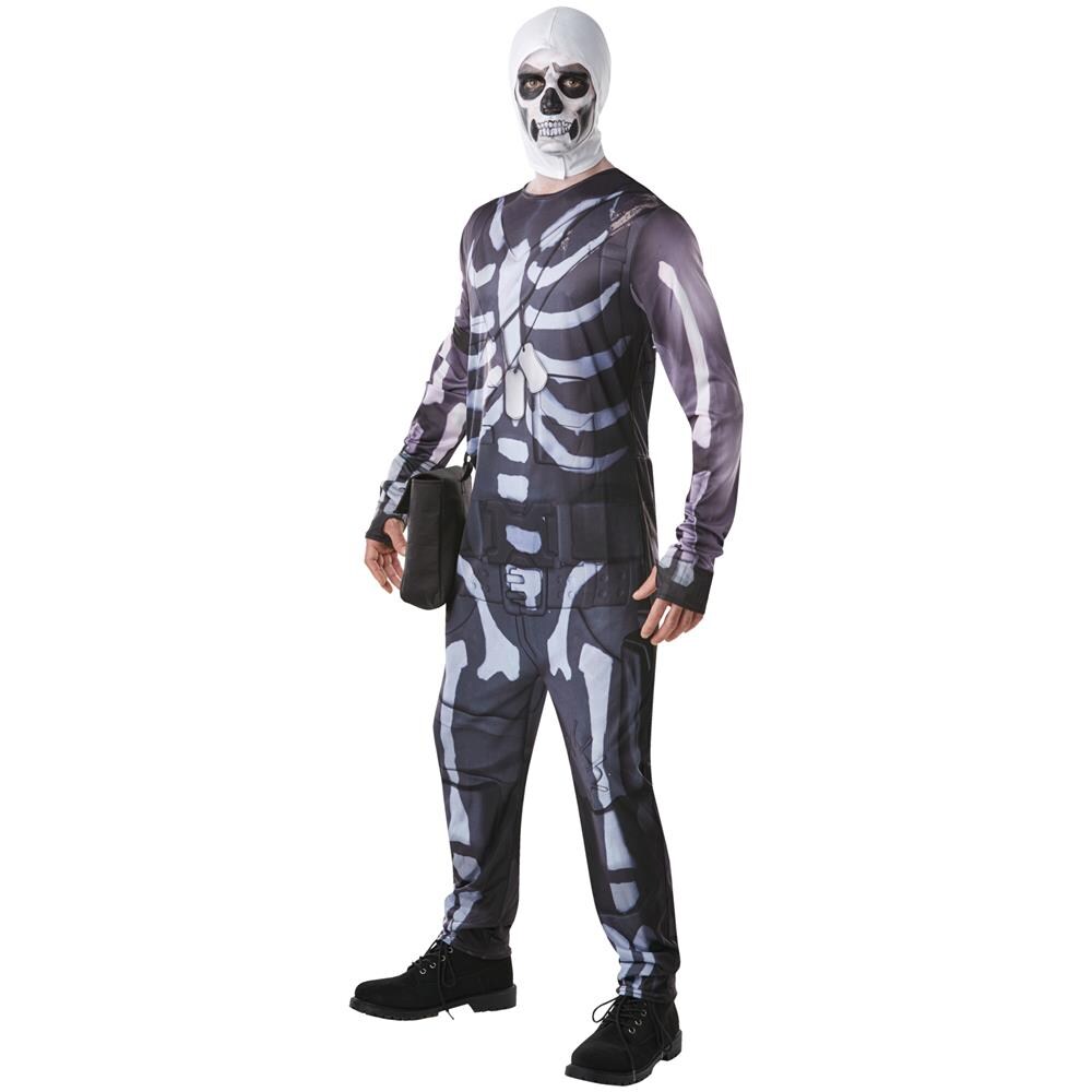 Travestimento Da Skull Trooper Di Fornite Per Adulto - Taglia: Large - Foto 1