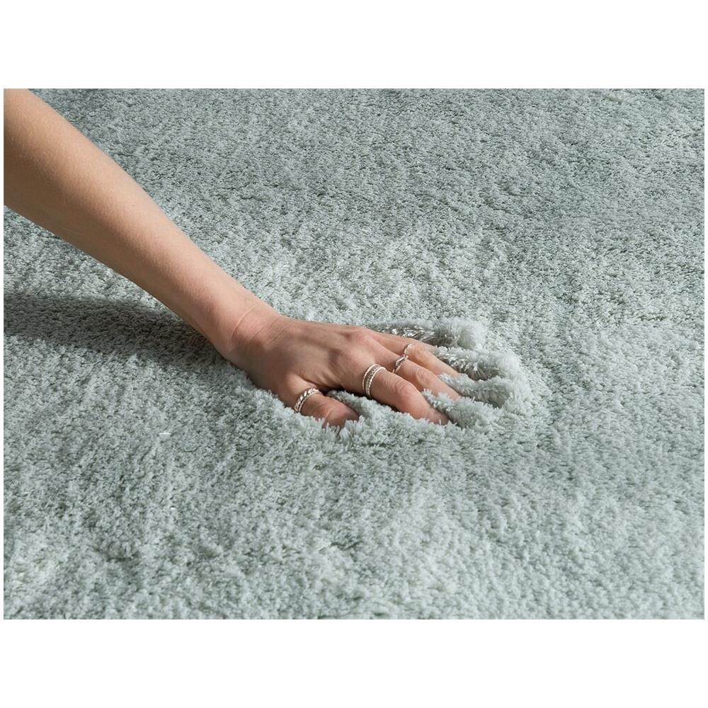 Tappeto Shaggy Verde Menta 200 X 200 Cm Evren - Foto 2