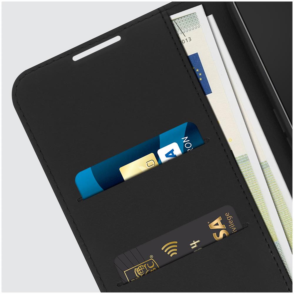 Custodia Ufficiale A54 5g E A74 5g Porte-carte Funzione Supporto Nera - Foto 2