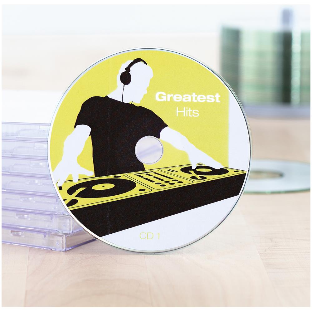 Carta per Stampanti Laser a Colori per CD e DVD Bianco 100 Pezzi 4460 - Foto 2