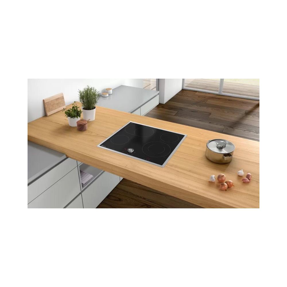 Piano Cottura T16BT76N0 Elettrico 4 Zone Cottura da 58.3 cm Colore Nero - Foto 5