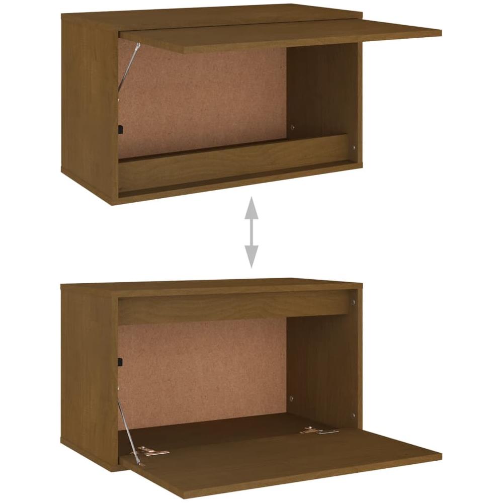 Mobili Porta Tv 5 Pz Miele In Legno Massello Di Pino - Foto 2