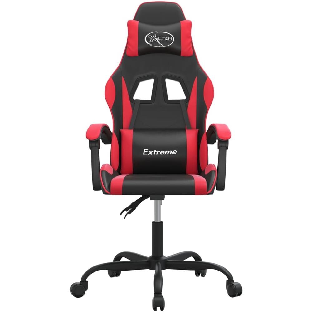 Sedia Da Gaming Nera E Rossa In Similpelle - Foto 3