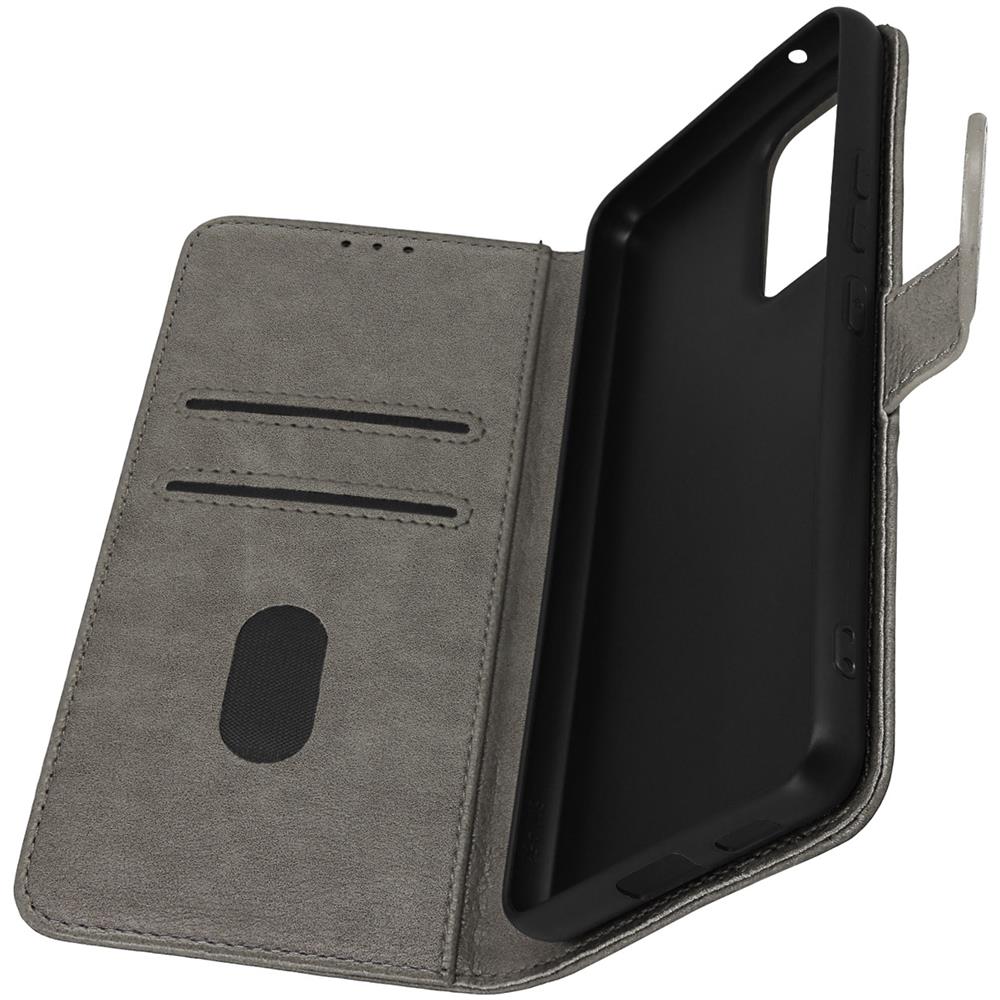 Custodia Per Samsung Galaxy A53 5g, Portacarte E Funzione Supporto Grigia - Foto 1