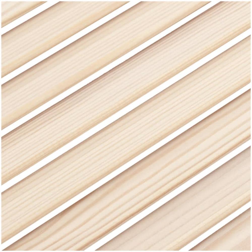 Ante con Design a Lamelle 4 pz 39,5x39,4 cm in Legno di Pino - Foto 5