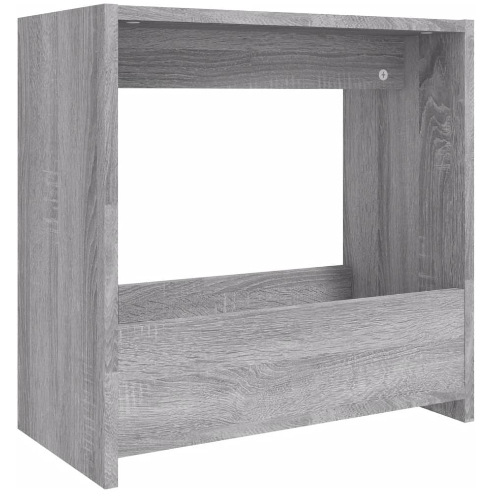 Tavolino Grigio Sonoma 50x26x50 Cm In Legno Multistrato - Foto 2