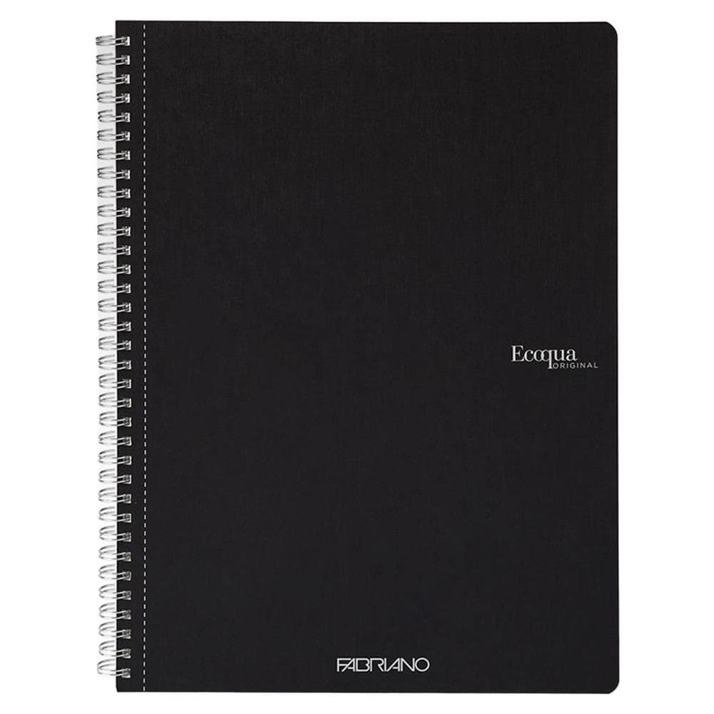 Ecoqua Quaderno Spiralato 90 Gr 210x297 Mm 70 Fogli A Righe 1r Nero Conf 5 Pz. - Foto 1