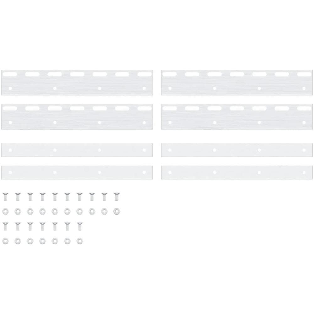 Piastre Di Collegamento 4 Pz Argento 28 Cm Acciaio Inossidabile - Foto 2