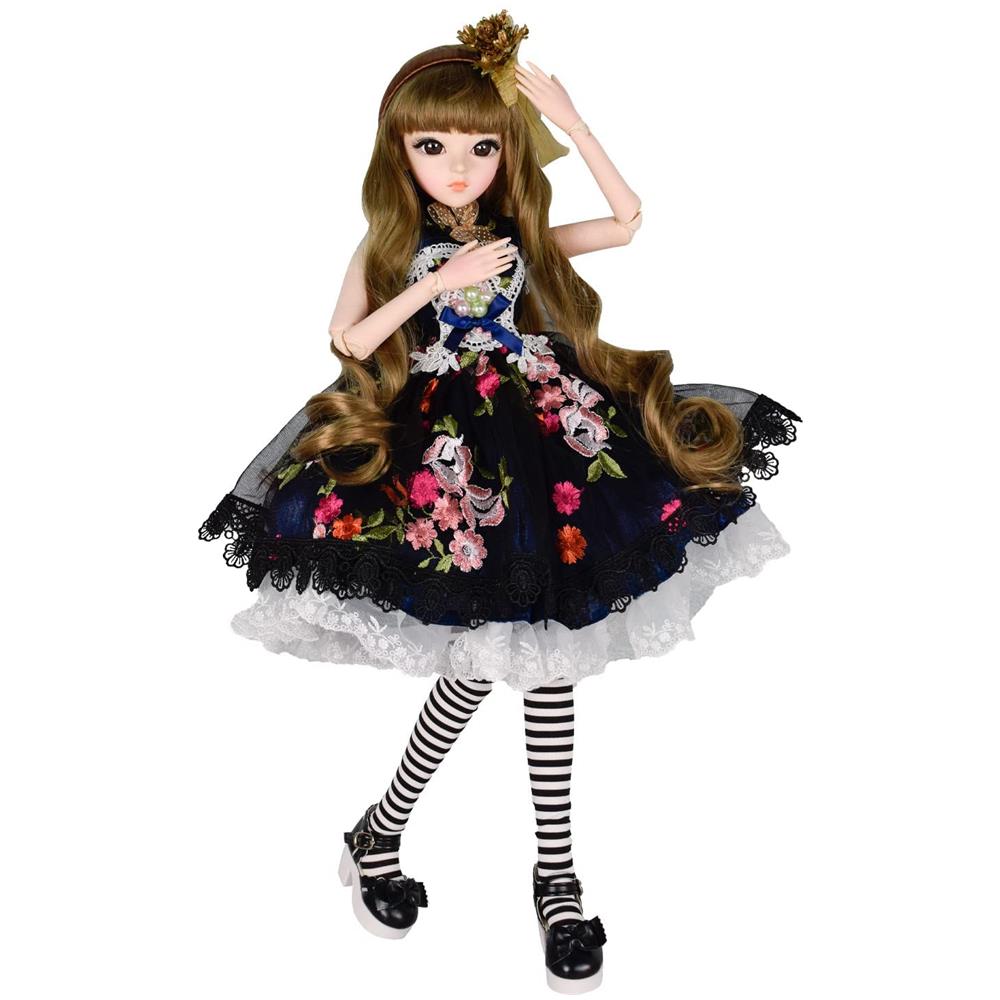 Proudoll Muñeca BJD De 1/3 Con Piel Blanca, Cuerpo De