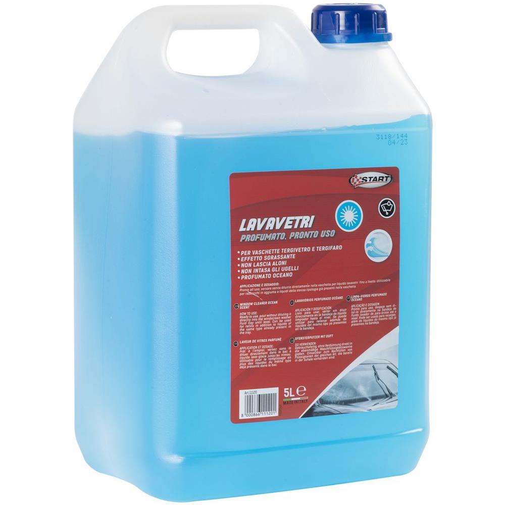 Lavavetri Pronto Uso Profumato Ocean - Capienza 5 Litri - Per Vaschette Tergivetro E Tergifaro - Effetto Sgrassante - Foto 3