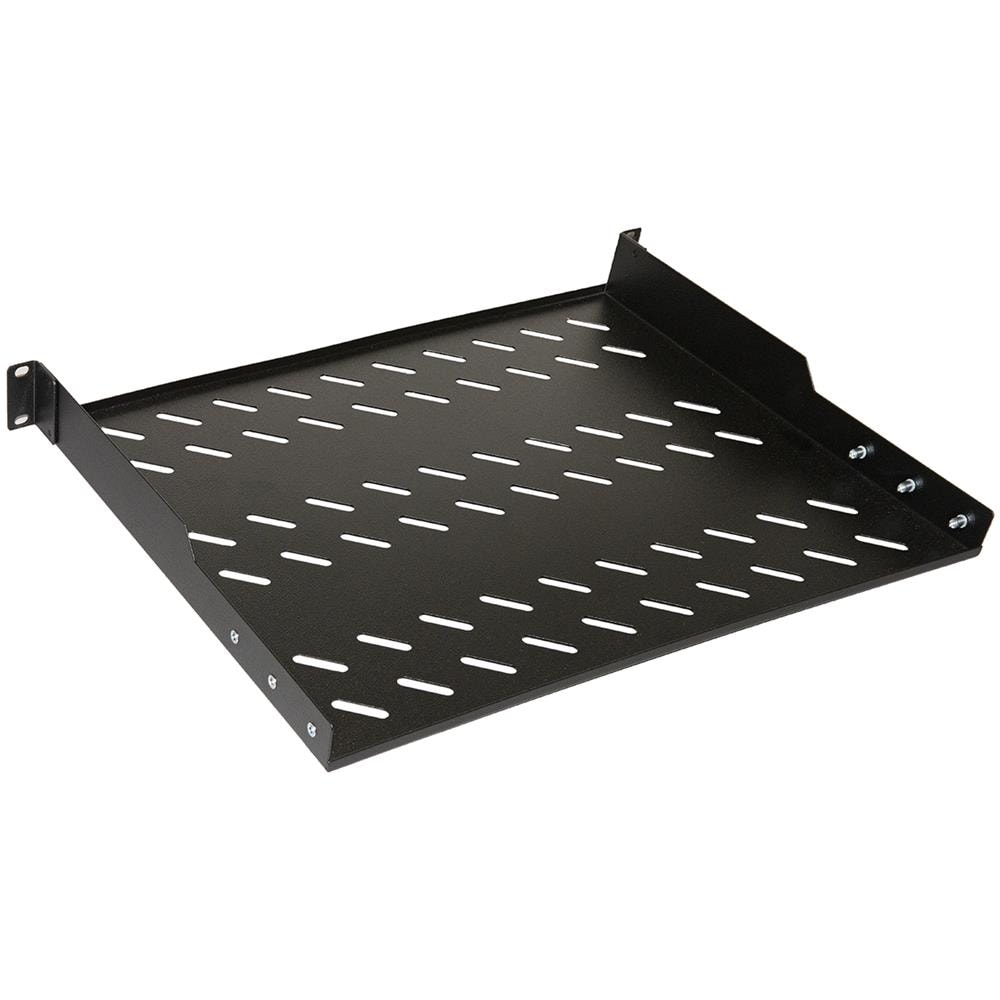 Ripiano Per Armadio 19"" 1 Unita' Profondita' 350 Mm. (universale) 4 Attacchi (frontale+posteriore) Colore Nero - Foto 1