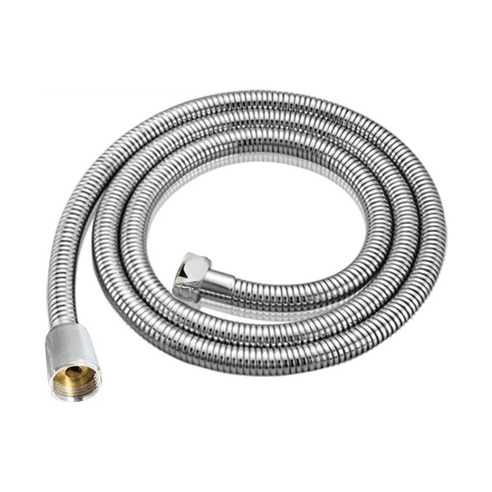 Tubo Flessibile Soffione Doccino Doccia Vasca Bagno 1.8m Acciaio Cromato - Foto 1