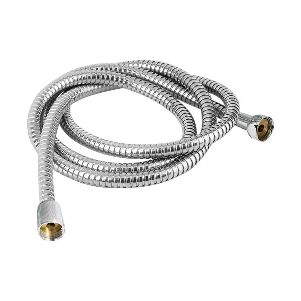 Tubo Flessibile Soffione Doccino Doccia Vasca Bagno 1.8m Acciaio Cromato - Foto 3
