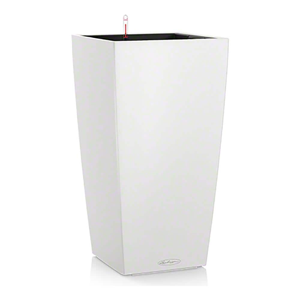 Vaso Cubico Color 22 Bianco 22x22xh41 Cm - Foto 1