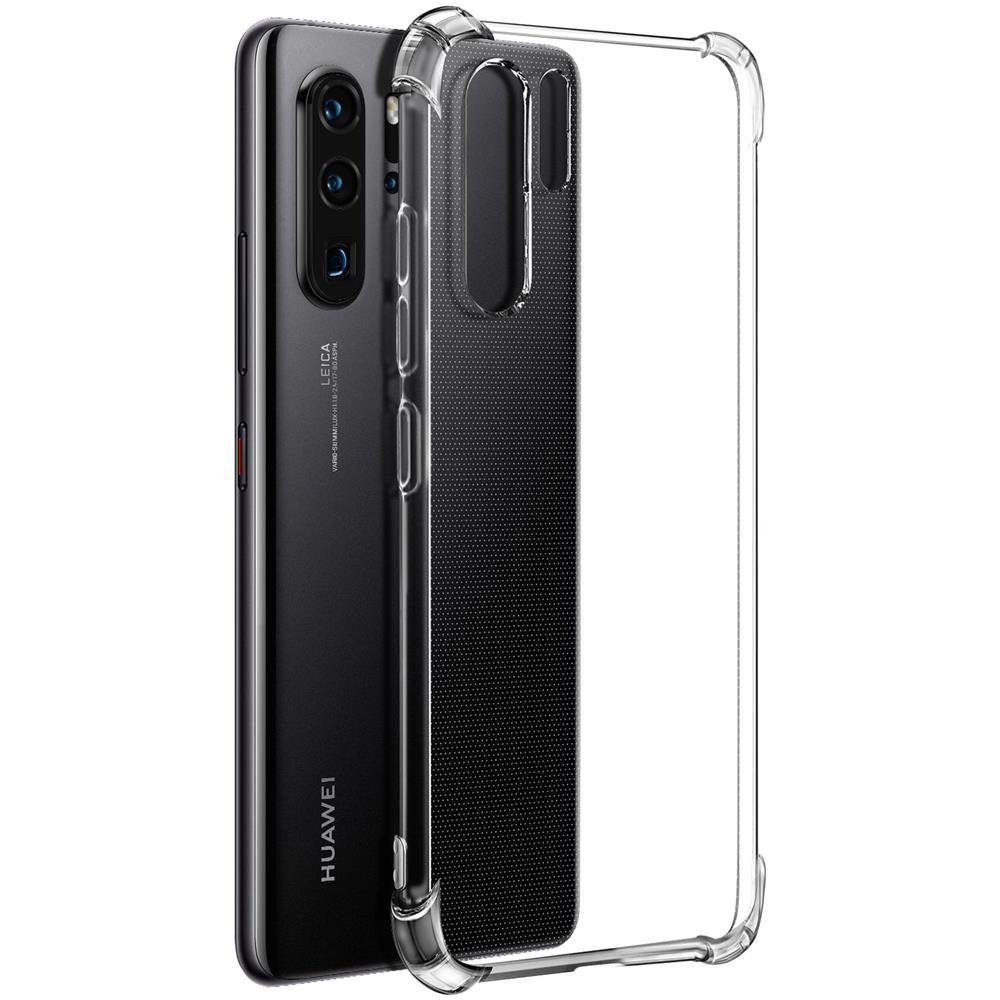 Cover Huawei P30 Pro Silicone Flessibile Angoli Bumper Trasparente - Foto 5