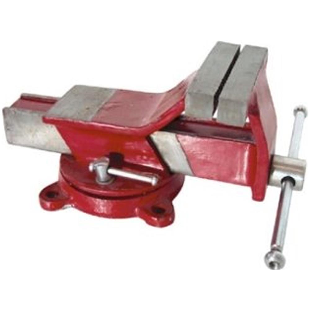 Morsa Da Banco In Acciao Girevole Mm 125 5,5 Kg - Foto 1