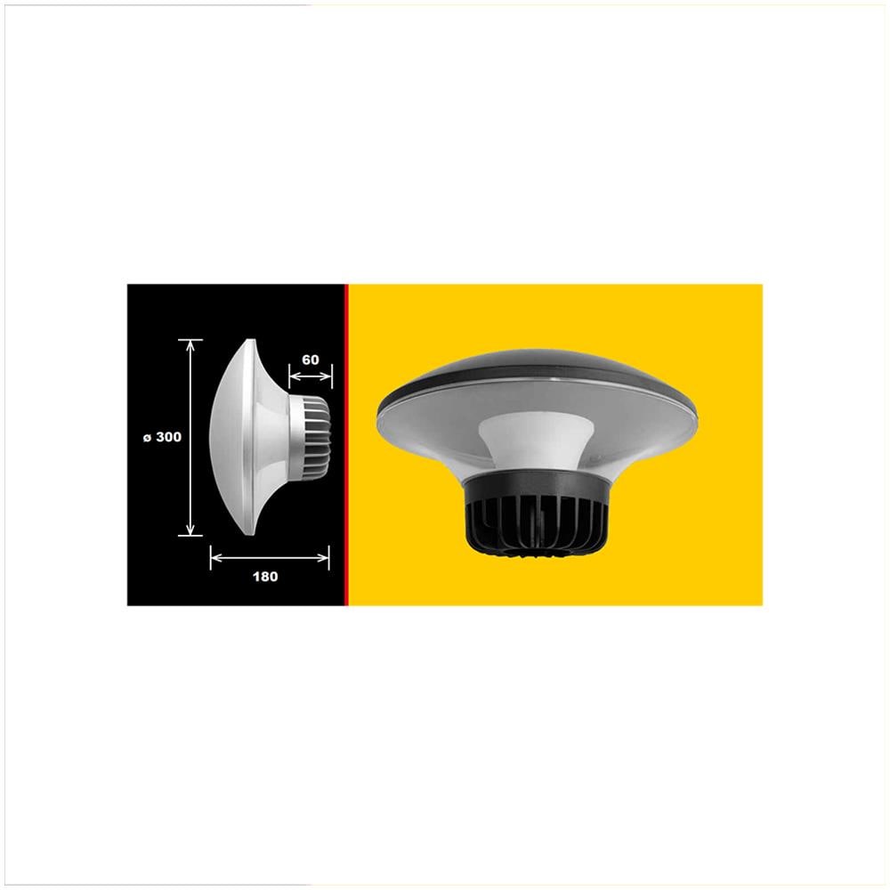 Lampione Globo Sfera Giardino 200mm Fume' Ip44 Tes - 6000fu - Foto 1