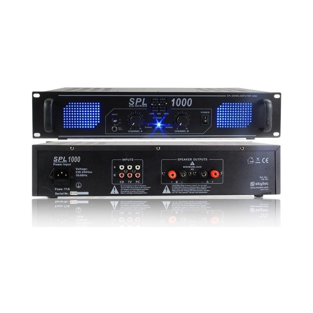 Amplificatore PA Stereo Equalizzato Potenza 1000W per DJ - Foto 2