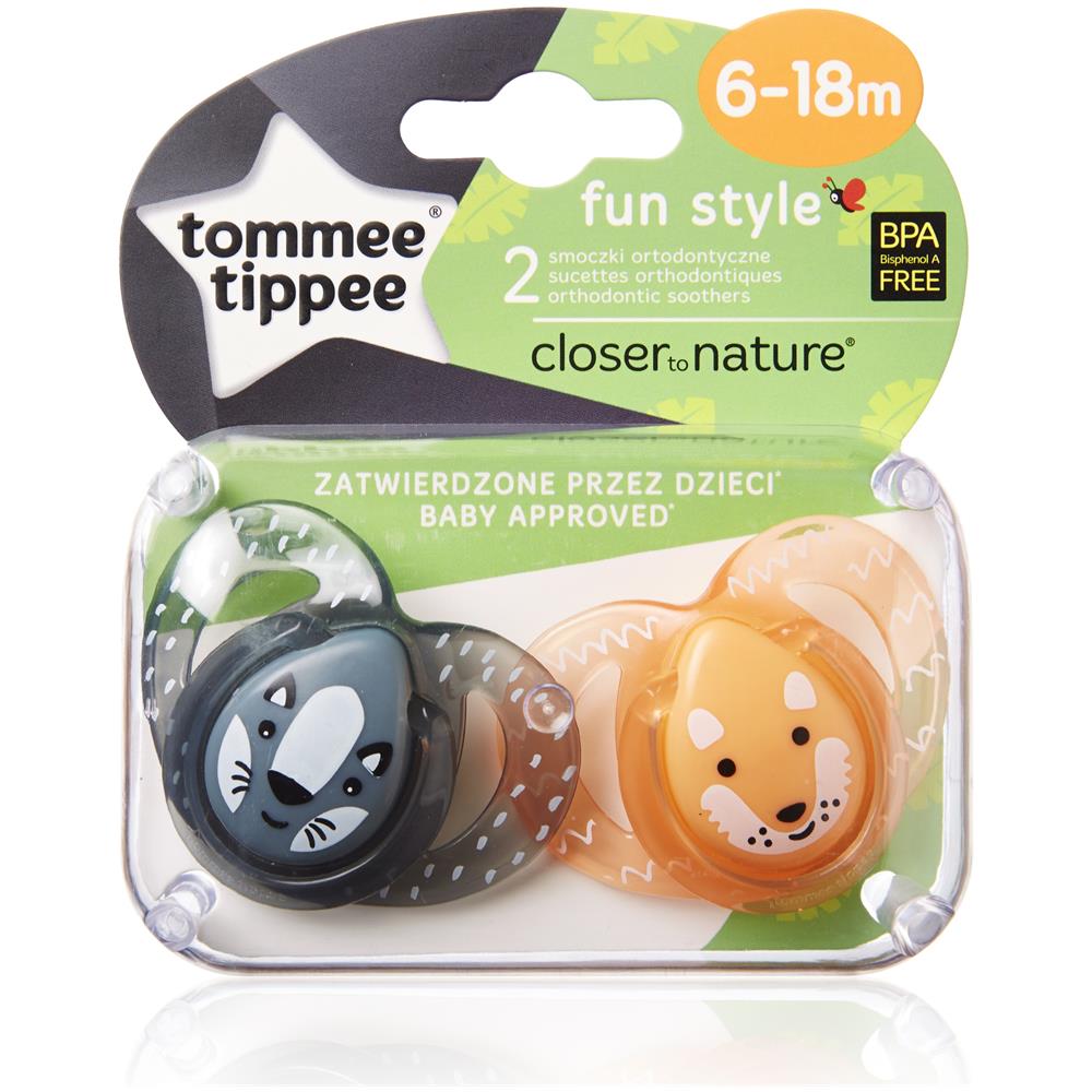 Fun Style Ciuccio classico Ortodontico Silicone Multicolore - Foto 1