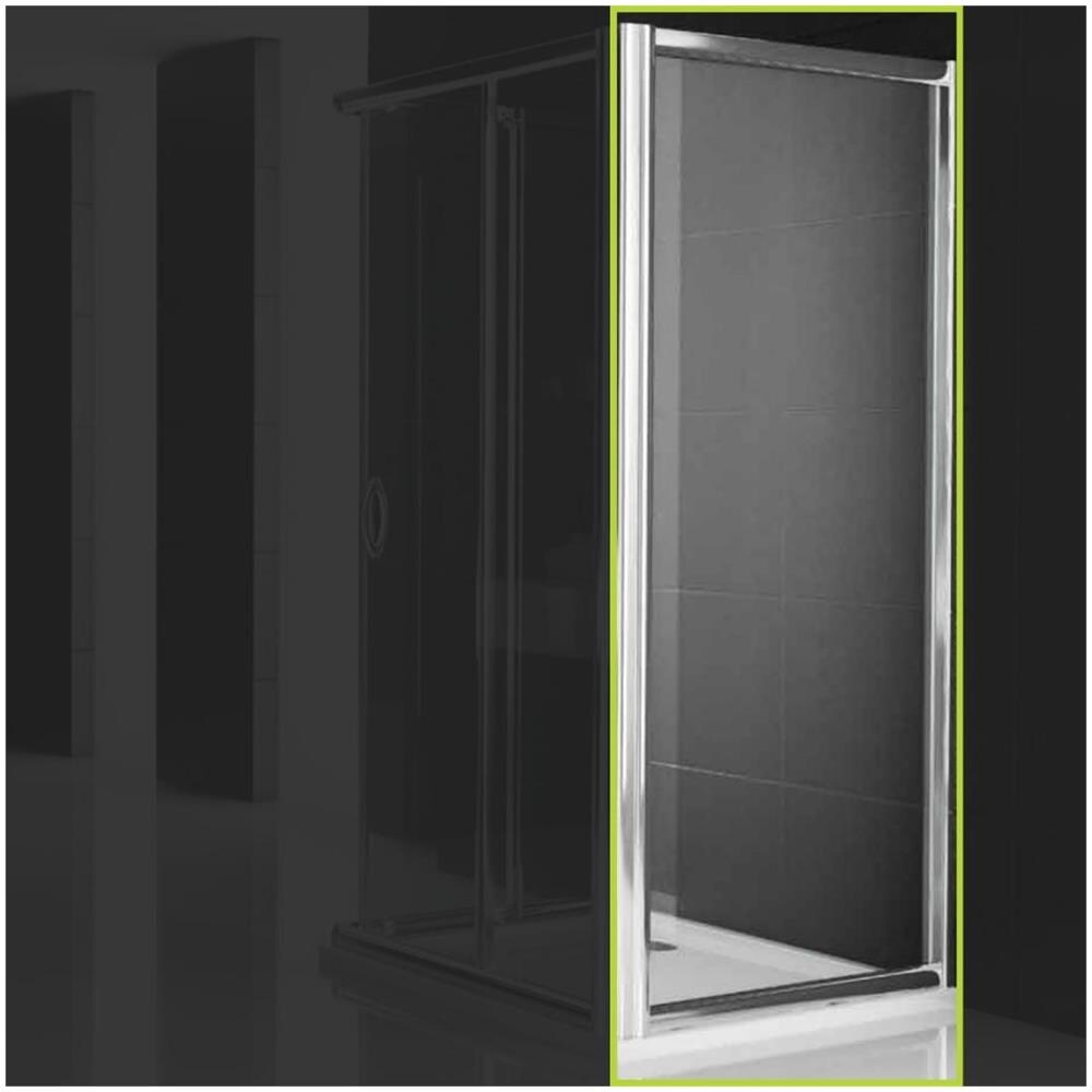 Lato Fisso Box Doccia Adatto Box Corner Cristallo Temprato *** Misure : 77-80xh190 Cm Stampato - Foto 2