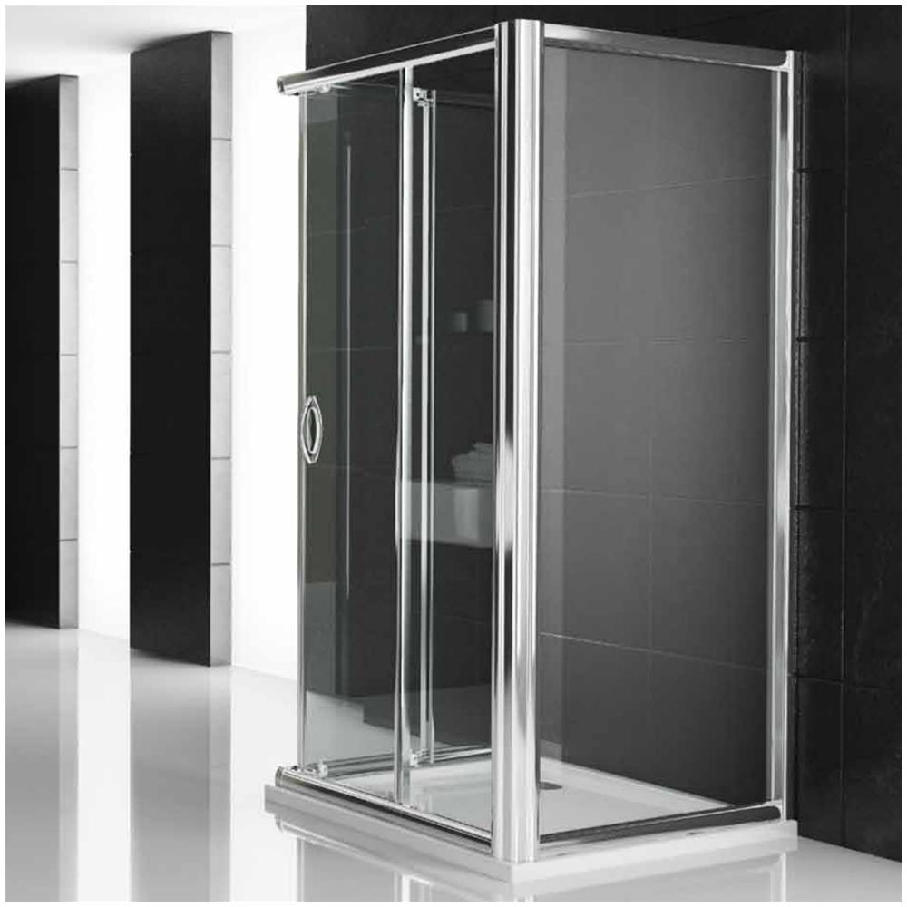 Lato Fisso Box Doccia Adatto Box Corner Cristallo Temprato *** Misure : 77-80xh190 Cm Stampato - Foto 1