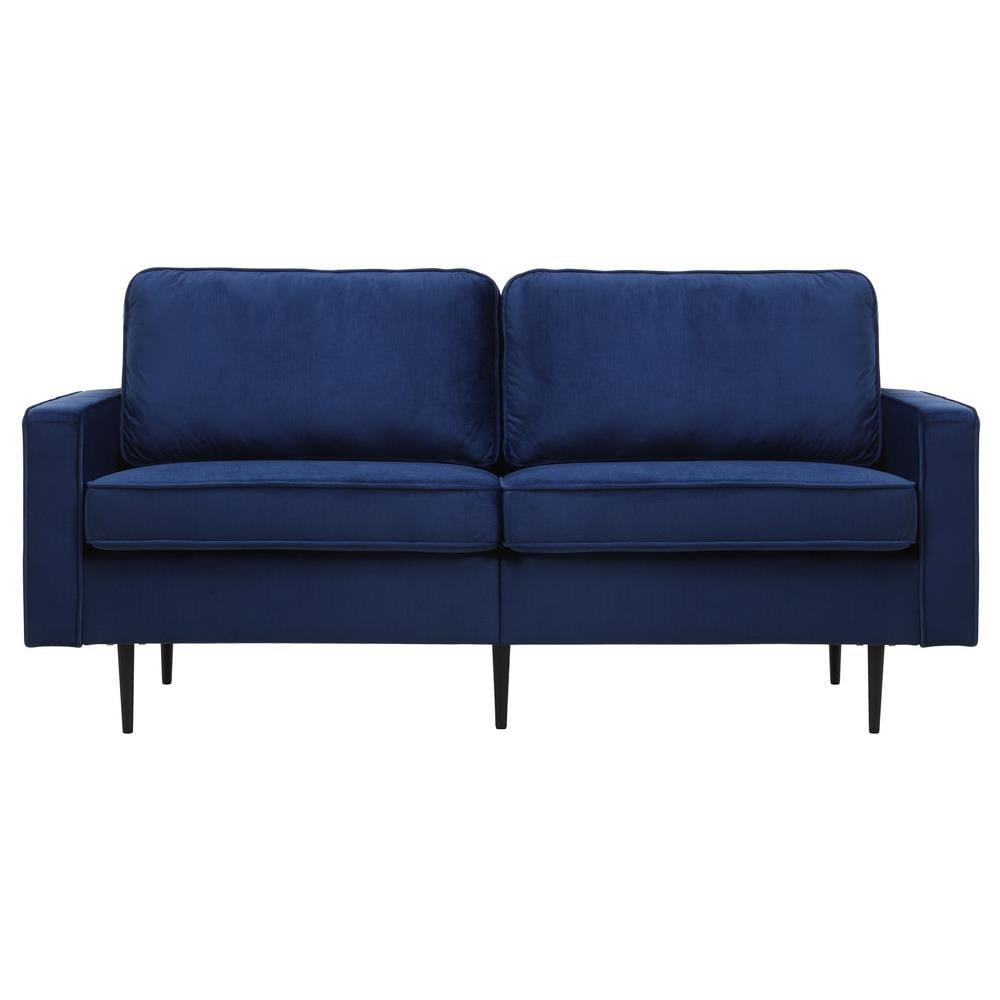 Carrie Divano In Velluto Blu Scuro - Foto 1