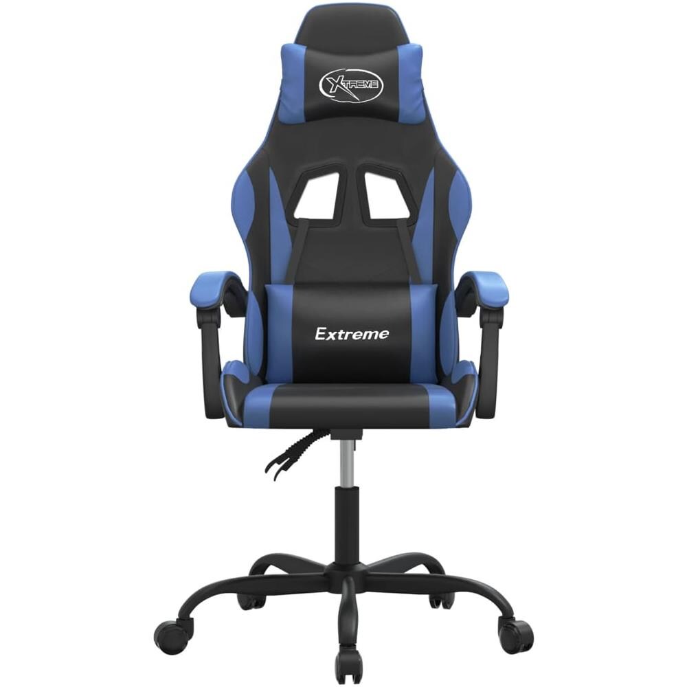 Sedia Da Gaming Nera E Blu In Similpelle - Foto 3