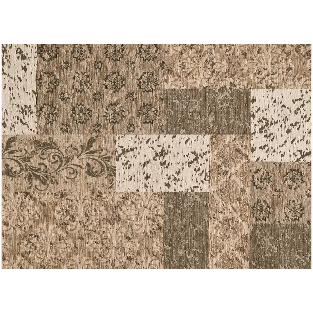 Tappeto Velour Antiscivolo Da Camera E Salotto Disegno Saturno Tortora By Suardi 175x240 Cm Tortora - Foto 5