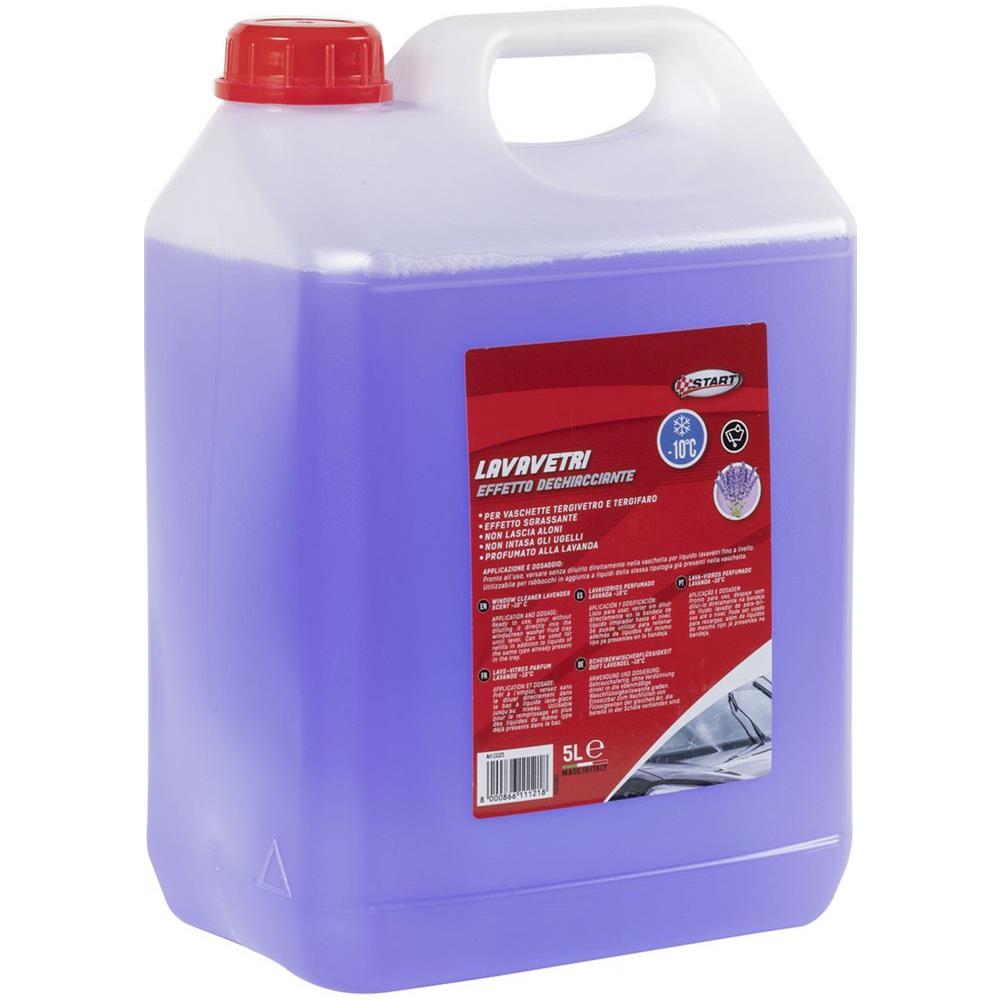 Lavavetri Profumato Lavanda - Effetto Deghiacciante - Capienza 5 Litri - Per Vaschette Tergivetro E Tergifaro - Effetto Sgrassante - Foto 2