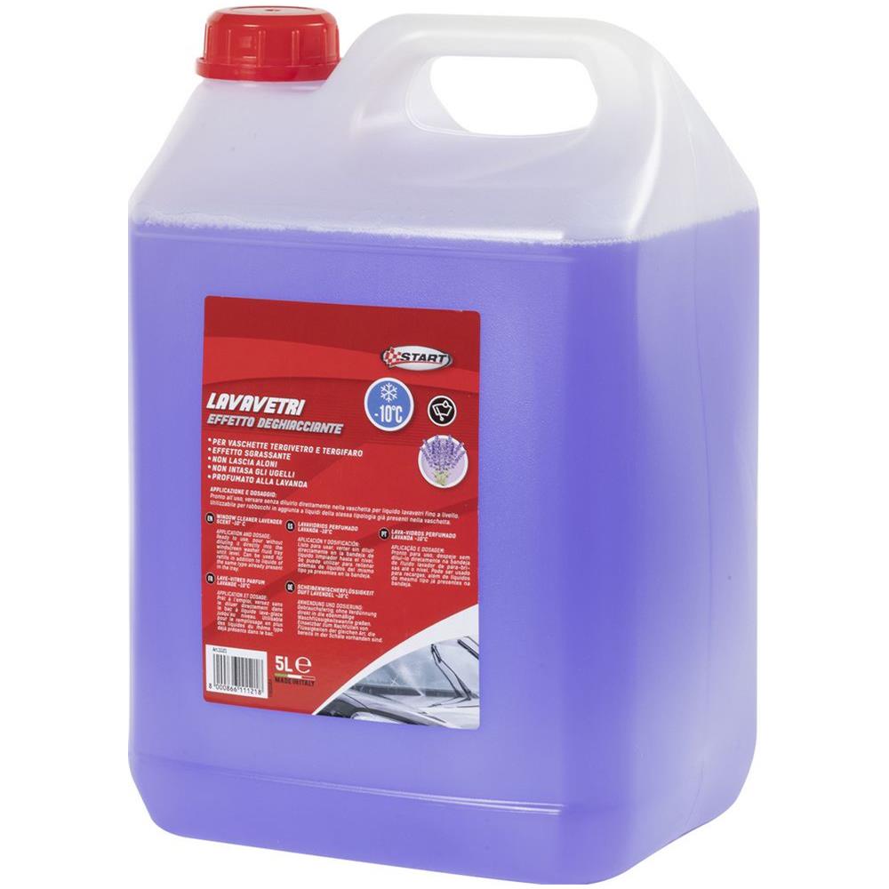 Lavavetri Profumato Lavanda - Effetto Deghiacciante - Capienza 5 Litri - Per Vaschette Tergivetro E Tergifaro - Effetto Sgrassante - Foto 3