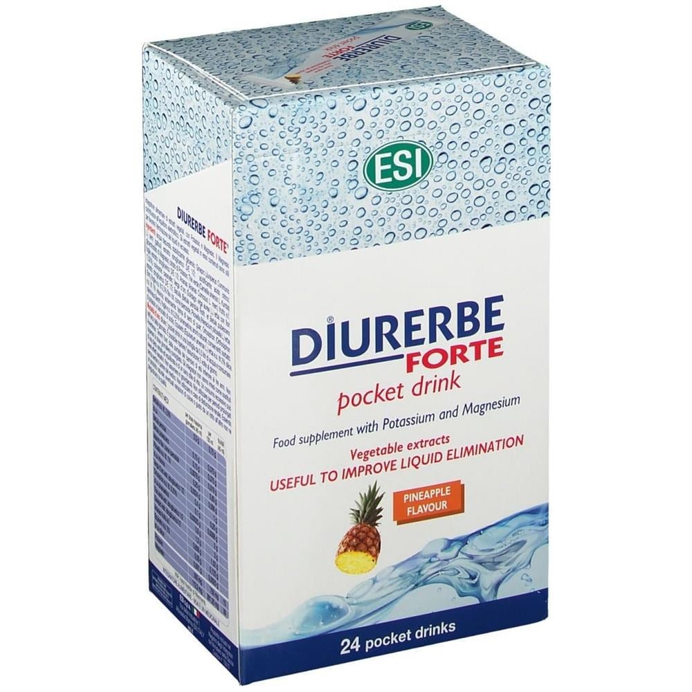 Diurerbe Forte Pocket Drink Ananas 24 X 20 ml - Foto 1